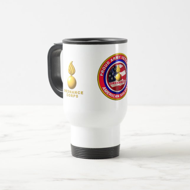 Mug De Voyage Corps de commandement de l'Armée (Devant gauche)