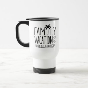 Mug De Voyage Correspondance de groupe de vacances sur plage per