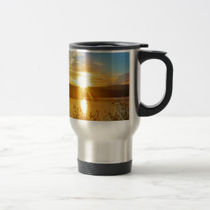 Mug De Voyage Coucher de soleil sur le lac Arrowhead