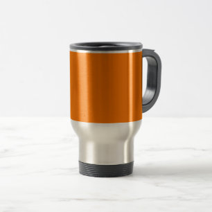 Mug De Voyage Couleur solide orange de sécurité