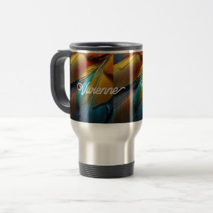 Mug De Voyage Coupe 40 oz avec poignée, Coupe en acier inoxydabl