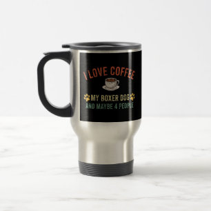 MUG DE VOYAGE COUPE BOXER CHIEN TUMBLER