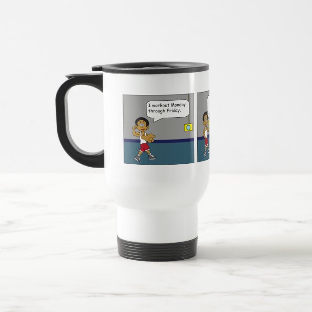 Mug De Voyage Coupe comique (Gauche)