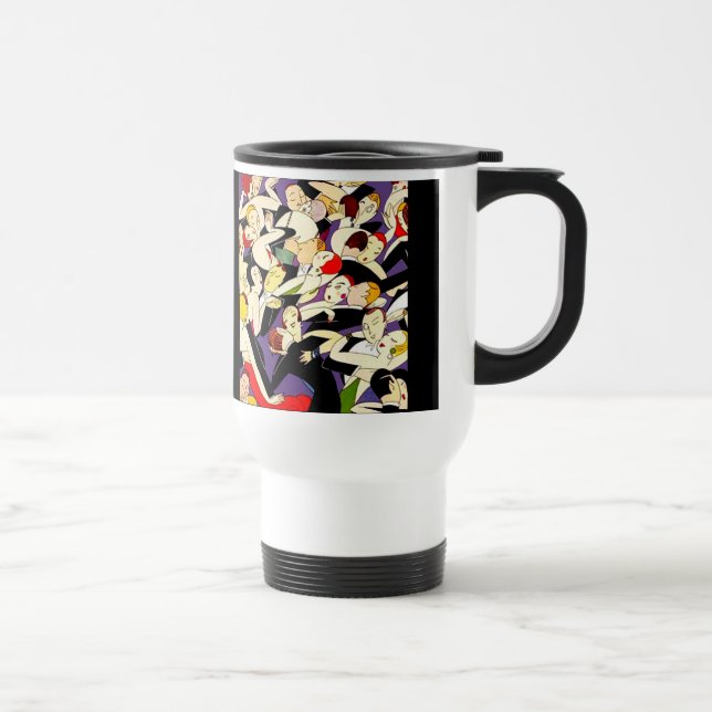 Mug De Voyage Couples dansants vintages (Droite)