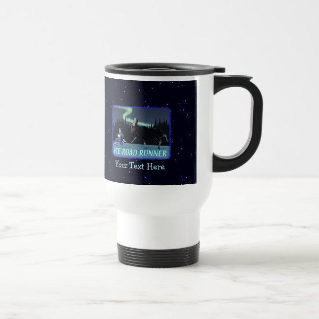 Mug De Voyage Coureur de route sur glace (Droite)