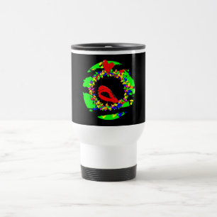 Mug De Voyage Couronne de Noël Punk Cardinal