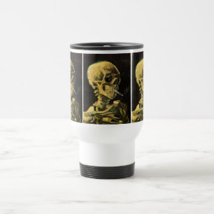 Mug De Voyage Crâne avec cigarette brûlante par Vincent van Gogh