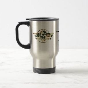Mug De Voyage Crâne camouflage Fierté militaire Vétéran