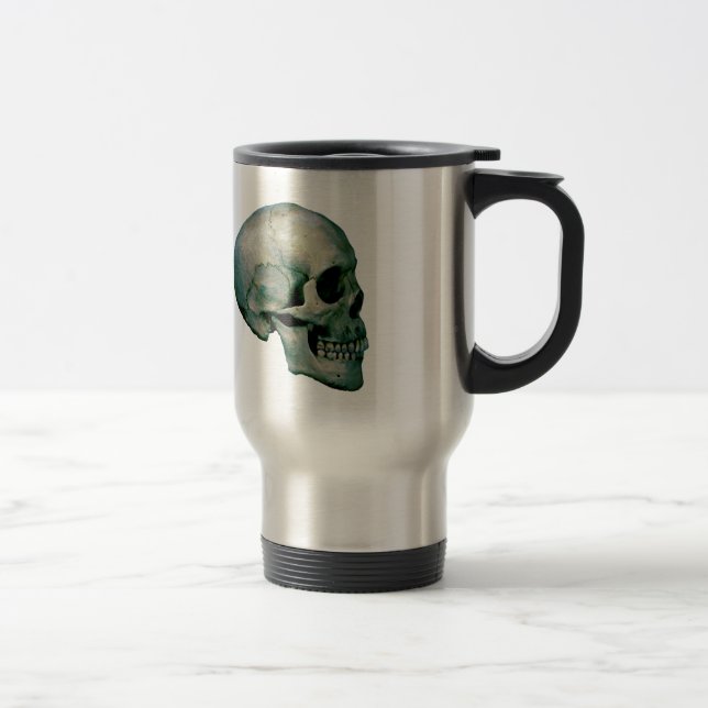 Mug De Voyage Crâne du profil (Droit)