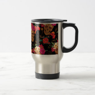 Mug De Voyage crâne floral