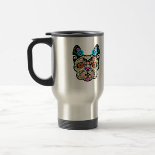 Mug De Voyage Crâne Frenchie de sucre