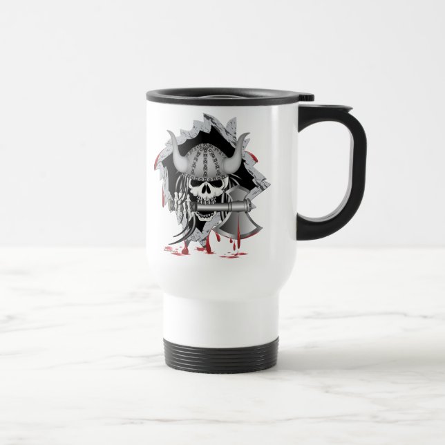 Mug De Voyage Crâne viking (Droite)