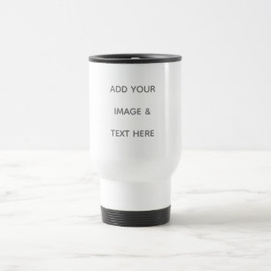 Mug De Voyage Créez votre propre blanc 