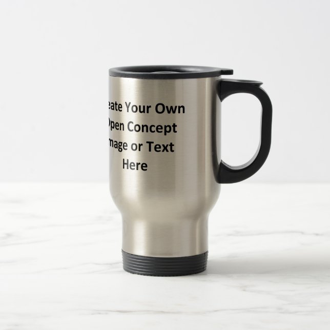 Mug De Voyage Créez votre propre image ou texte ouverte de (Droit)