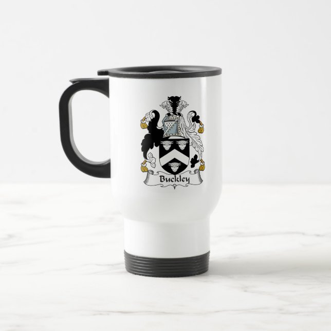 Mug De Voyage Crête de famille de Buckley (Gauche)