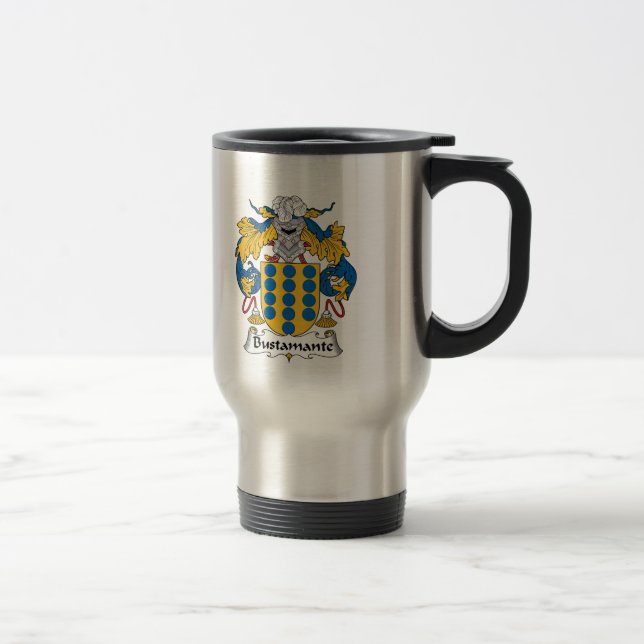 Mug De Voyage Crête de famille de Bustamante (Droit)