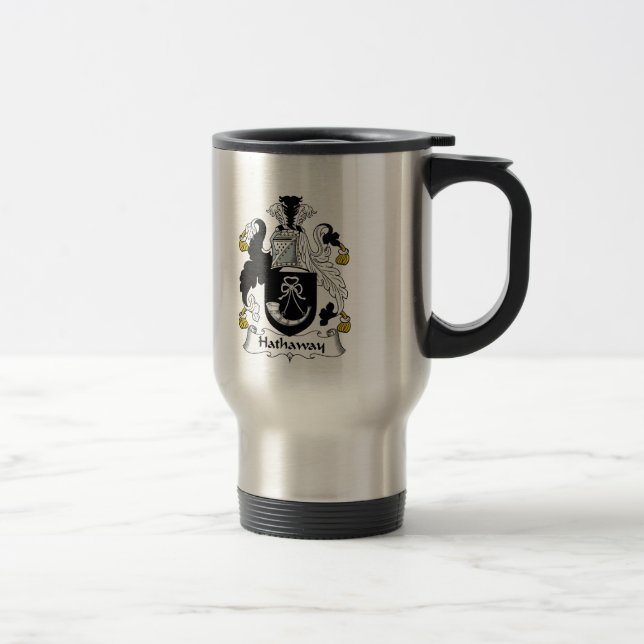 Mug De Voyage Crête de famille de Hathaway (Droit)