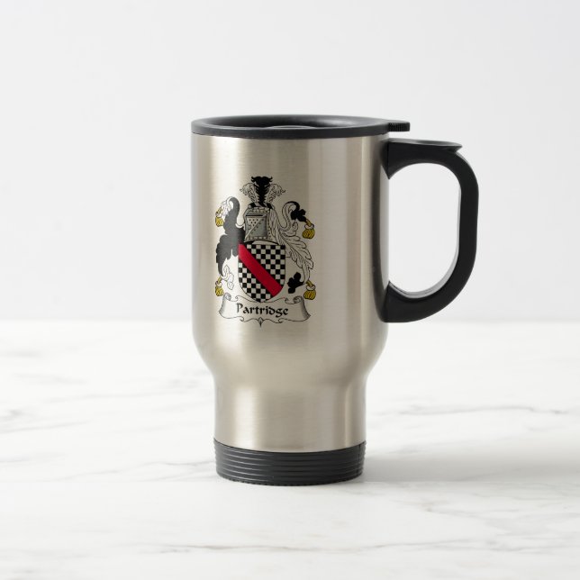 Mug De Voyage Crête de famille de perdrix (Droit)