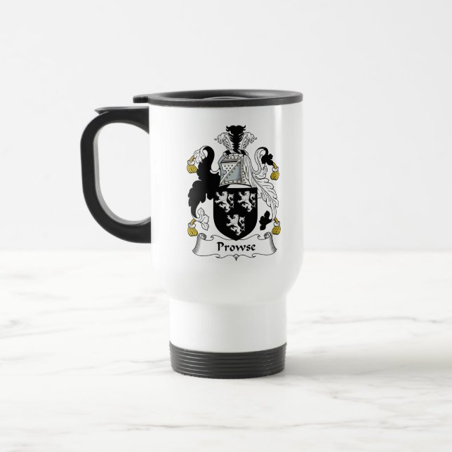 Mug De Voyage Crête de famille de Prowse (Gauche)