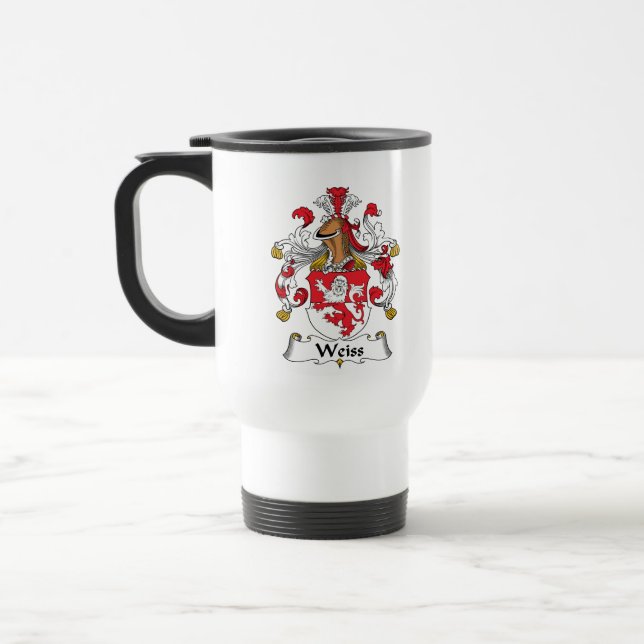 Mug De Voyage Crête de famille de Weiss (Gauche)