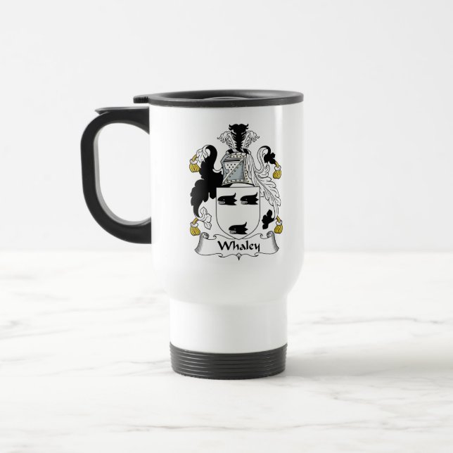 Mug De Voyage Crête de famille de Whaley (Gauche)