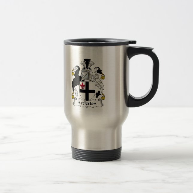 Mug De Voyage Crête de famille d'Eccleston (Droit)