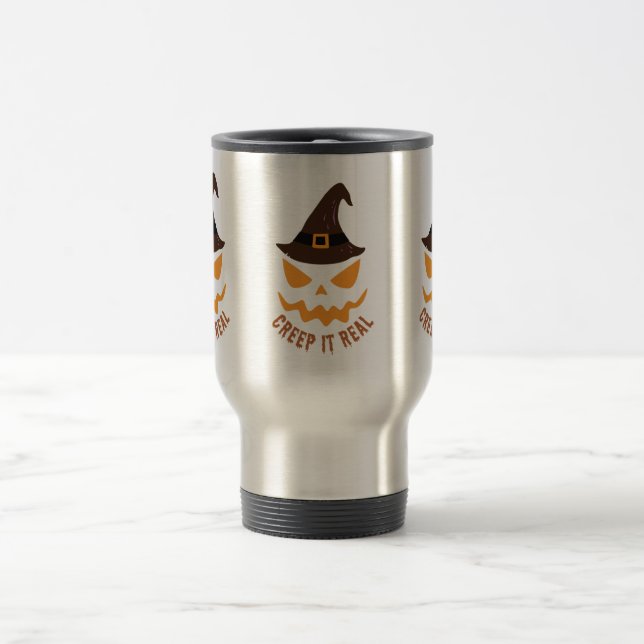 Mug De Voyage Creuse it Real Halloween (Centre)