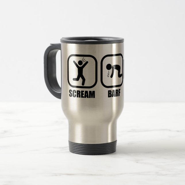 Mug De Voyage Cri Barf Climb (Devant gauche)