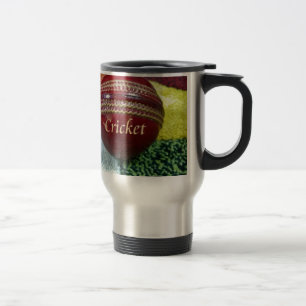 Mug De Voyage Cricket : Red Hard Ball Art Print