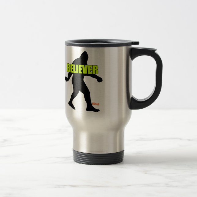Mug De Voyage Croyant de Bigfoot (Droit)