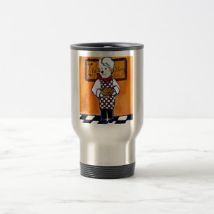 MUG DE VOYAGE CUISINIER BERGER ALLEMAND BLANC
