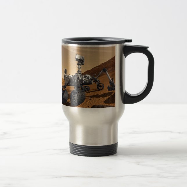 Mug De Voyage Curiousity Mars Rover, mission spatiale (Droit)