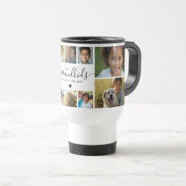 Mug De Voyage Cute Grandkids Photo Collage for Grandmother