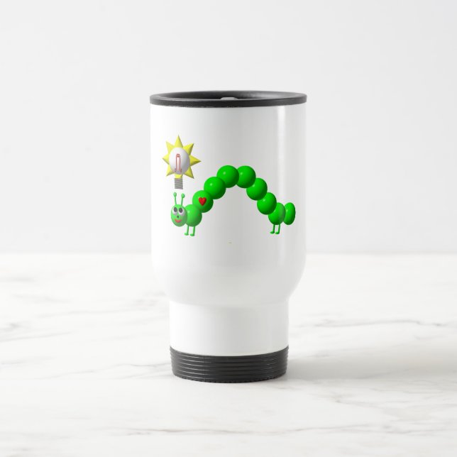 Mug De Voyage Cute Inchworm avec une idée (Centre)