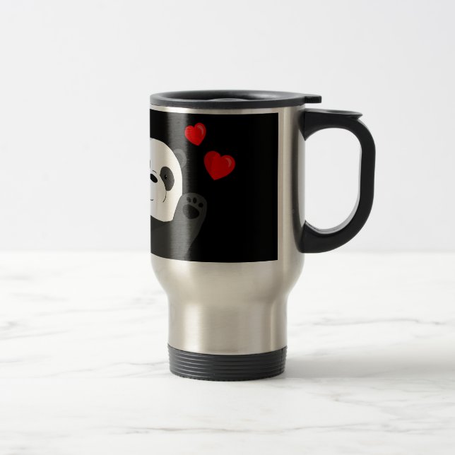 Mug De Voyage Cute panda (Droit)