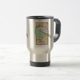 Mug De Voyage Cute Stylé Pastel Songbird encadré