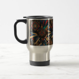 Mug De Voyage Cyan captivant "Chroniques autochtones anciennes" 