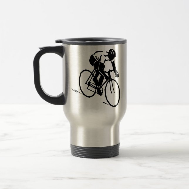 Mug De Voyage Cyclisme bicyclette Biker (Gauche)