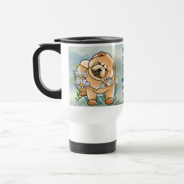 Mug De Voyage DAISEE MAE chow chiot muet (Gauche)