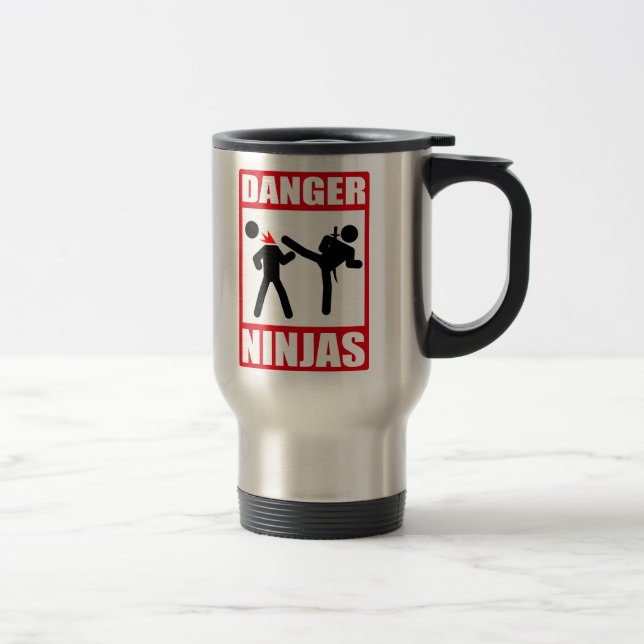 Mug De Voyage Danger Ninjas (Droit)