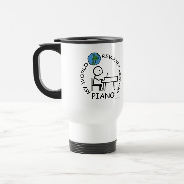 Mug De Voyage Dans Mon Petit Monde Piano (Gauche)