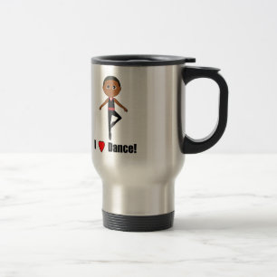 Mug De Voyage Danseur classique de garçon : J'aime la danse