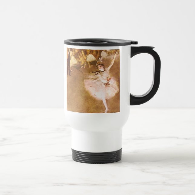 Mug De Voyage Danseur de ballet Diplôme de la peinture étoile (Droite)