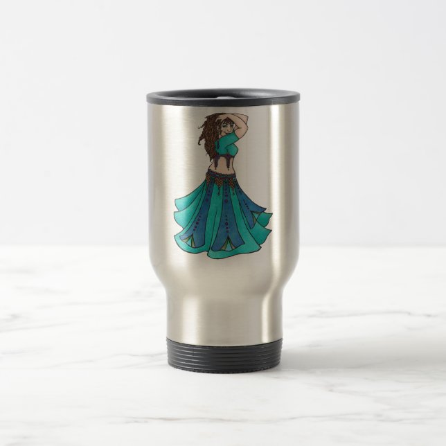 Mug De Voyage Danseur de ventre de la reine Beledi (Centre)