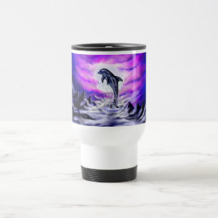 Mug De Voyage Dauphin clair de lune