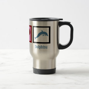 Mug De Voyage Dauphins d'amour de paix