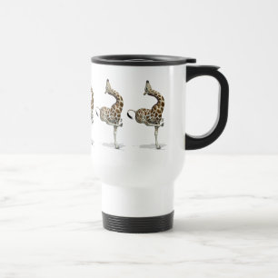 Mug De Voyage De girafe folâtre étrange