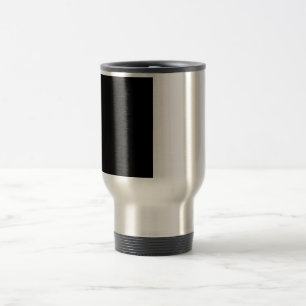 Mug De Voyage Demi-Noir Et Demi-Blanc Personnaliser Milieu