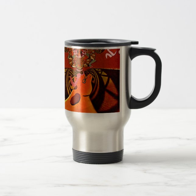Mug De Voyage Design d'image de Just Funny Giraffe (Droit)