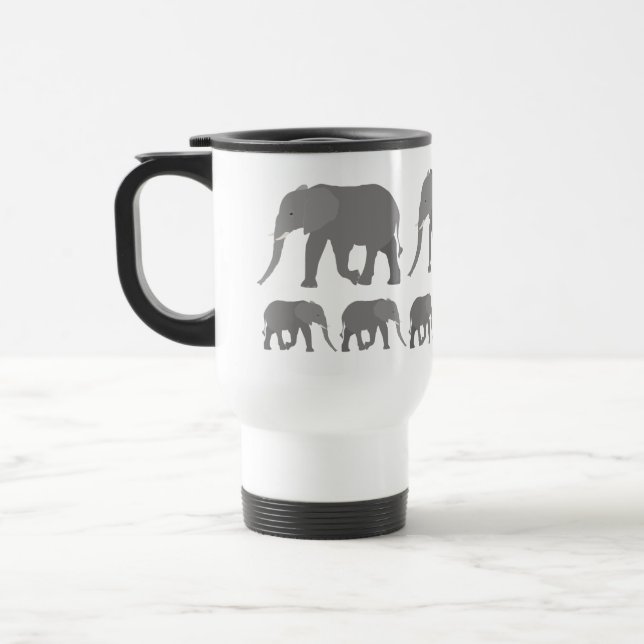 Mug De Voyage Design éléphant (Gauche)